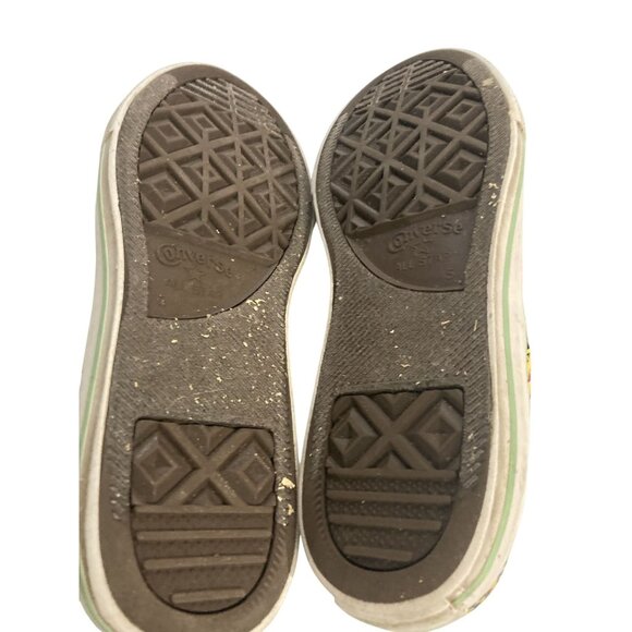 Converse Junior Size 5 Multicolor Graphic Pattern Canvas Low-Top Sneakers - Picture 7 of 8
